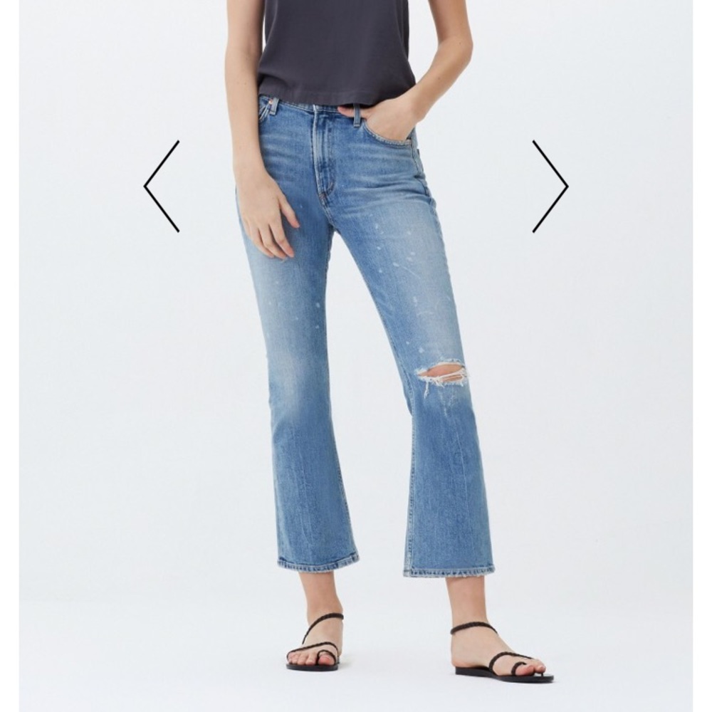 Citizens jeans Demi cropped flare in stargazer